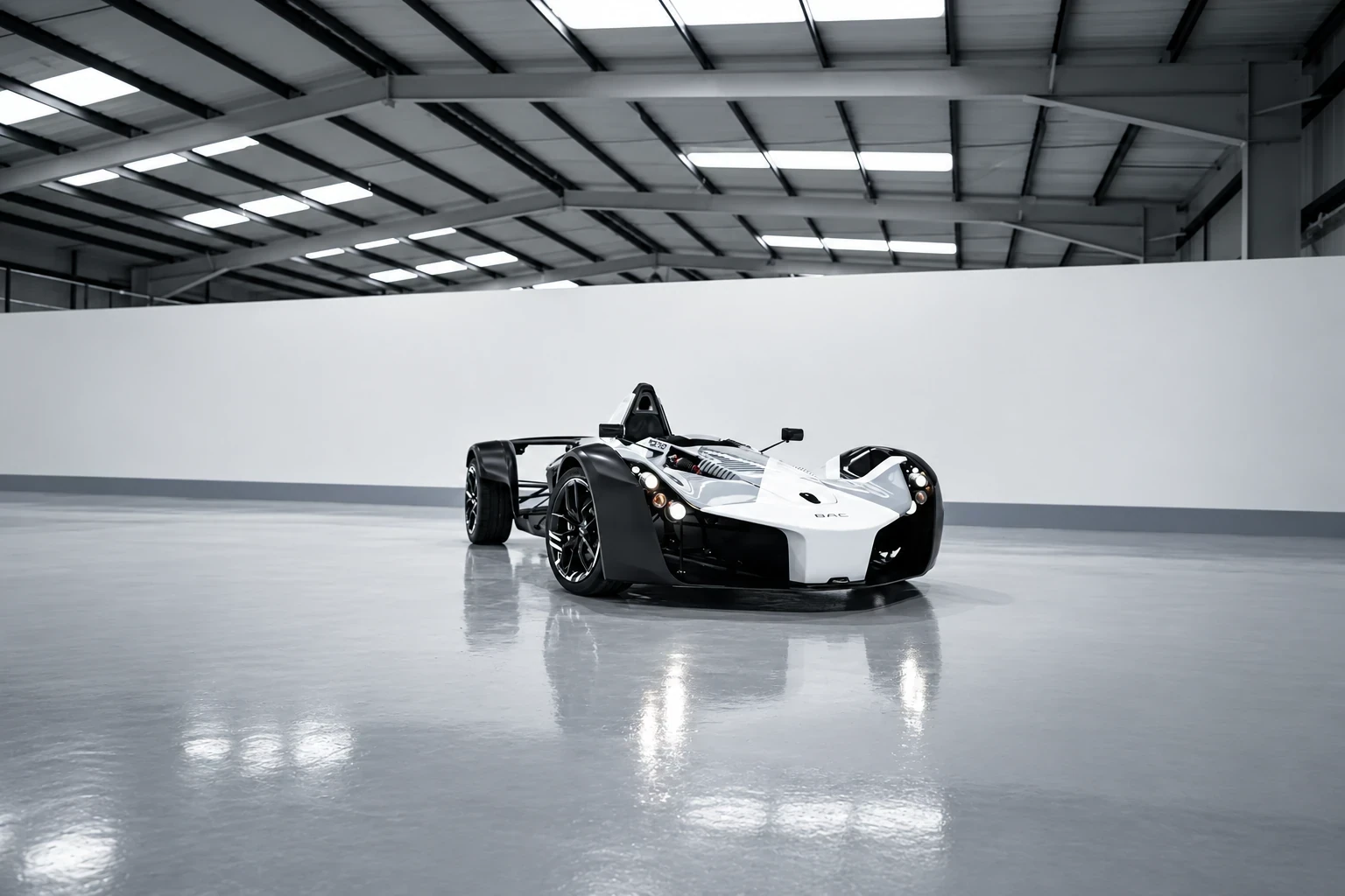 White BAC Mono in a bright architectural studio