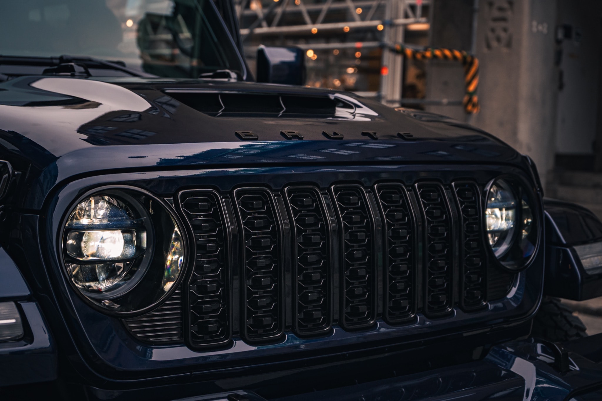 BRUTE Jeep grille detail
